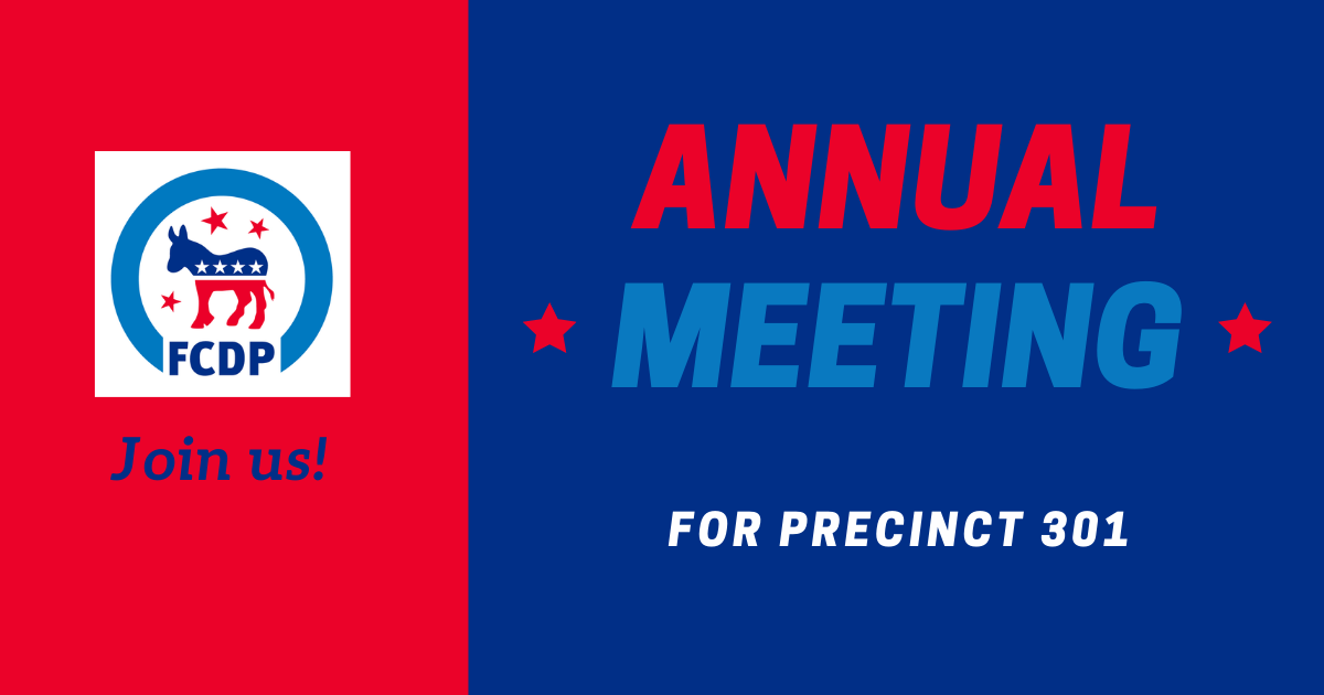 Precinct 301 Annual Meeting · Forsyth County Democratic Party